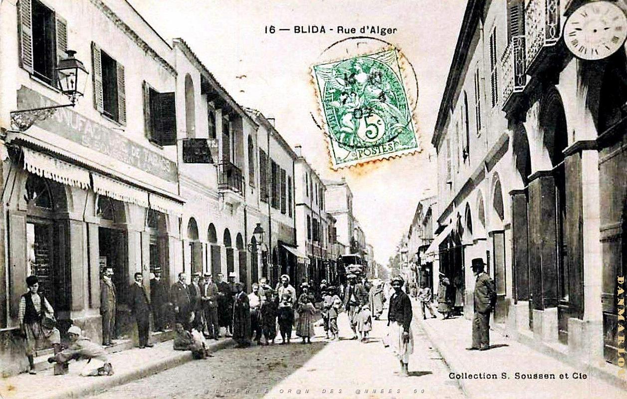 2468- Blida - Rue d'Alger - 1907.jpg